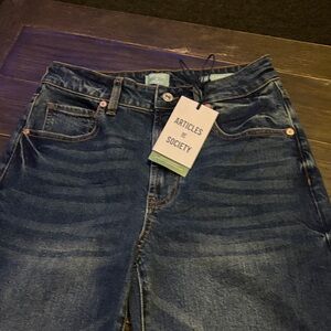 Articles Of Society Dark Blue Straight Leg Jeans